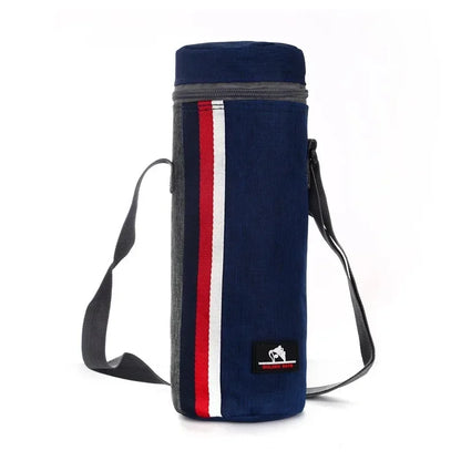 Portable Cooler Bag with Carry Straps Oxford Cloth Insulation Sleeve Aluminum Film Travel Camping Keep Warm/cold Drink Carrier