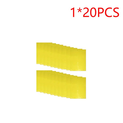 20-200PCS Fly Stickers Outdoor Plant Insect Catcher Fly Trap Double Sided Sticky Traps for Bugs Mosquito Trap Sticky Board