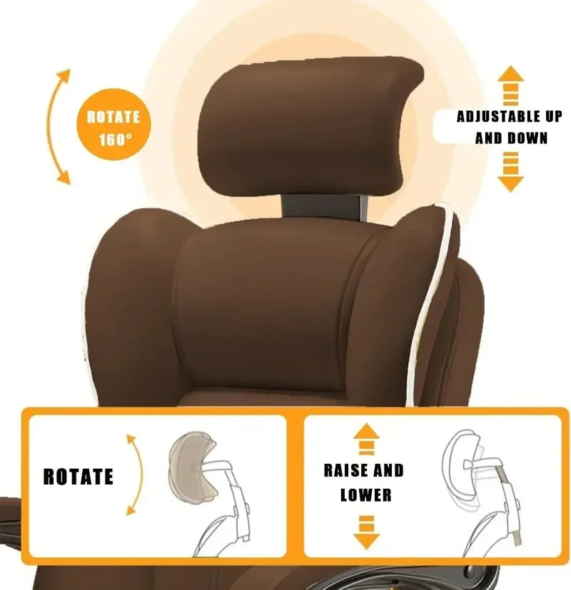 Ergonomic Chair PU Leather Computer Gaming Chairs Executive Gamer Chair Adjustable High Back Office Chair Office Furniture
