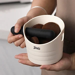 Bincoo Coffee Knock Box Espresso Grounds Container Anti Slip Espresso Dump Bin Grind Beveled Barista Goods Cafe Bar Accessories