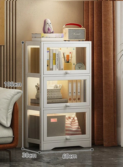 Figure transparent acrylic storage box display cabinet LEGO POP MART non-glass ornament shelf display cabinet