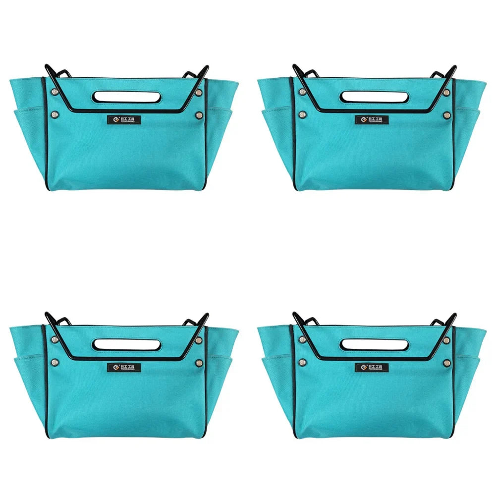 Telescoping Ladder Tool Bag Portable Utility Tools Bags Herringbone Ladder Tool Storage Bag Oxford Waterproof Tool Organizer