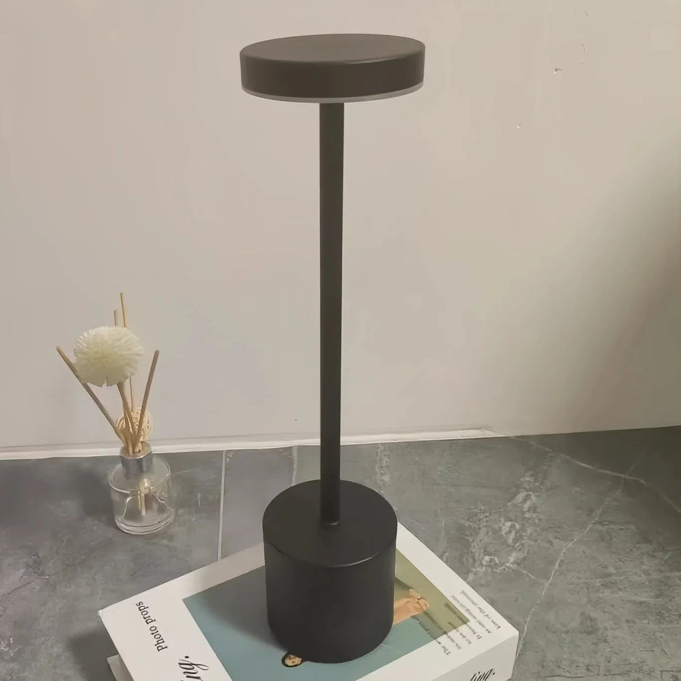 Table Lamp LED Touch Sensor Desktop Night Light Rechargeable Wireless Reading Lamp 3Colors Adjustable Creative Ambient Light