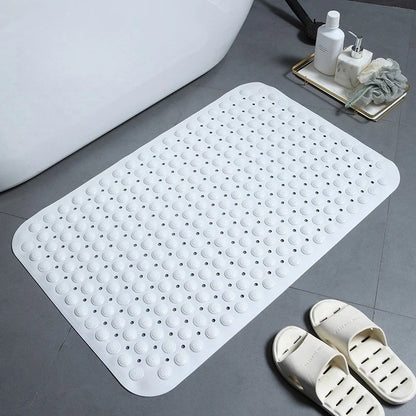 Non-Slip Shower Bathtub Mat with Suction Cups - Thickened Hydrophobic Bath Tub Pad, Massage Foot Mat for Household Bathroom