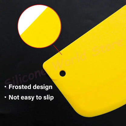Polychrome Plastic Scraper Cake Cream Scraper Flour Dough Cutting Knife Intestine Powder Scraper Kitchen DIY Tools Baking Tools