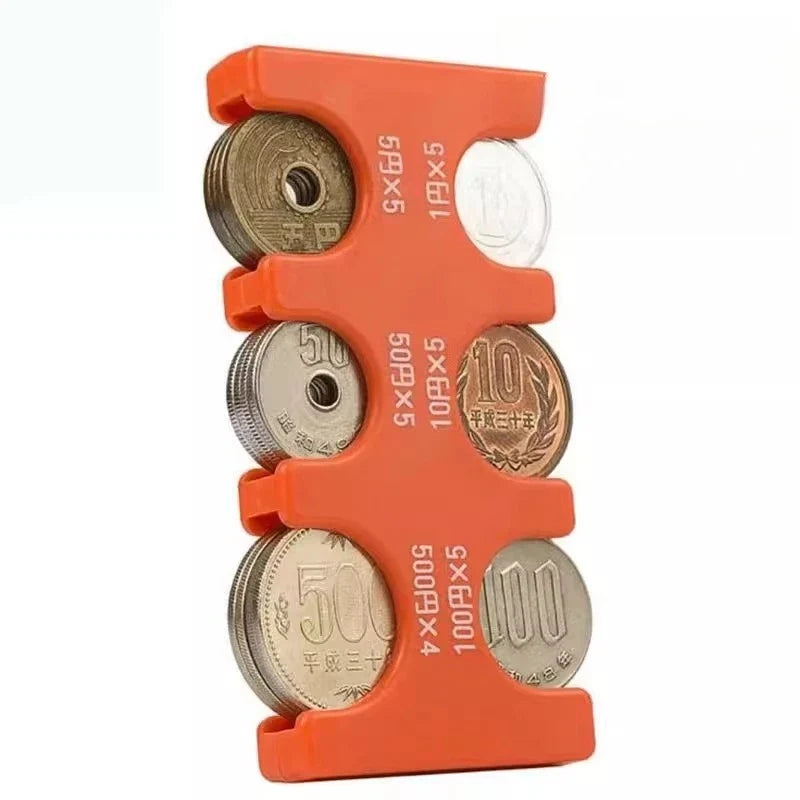 Japanese Coin Storage Box Change Storage Bag Japanese Yen Coin Clip Travel Good Stuff Coin Rack Storage Bag Coin Box Home Garden
