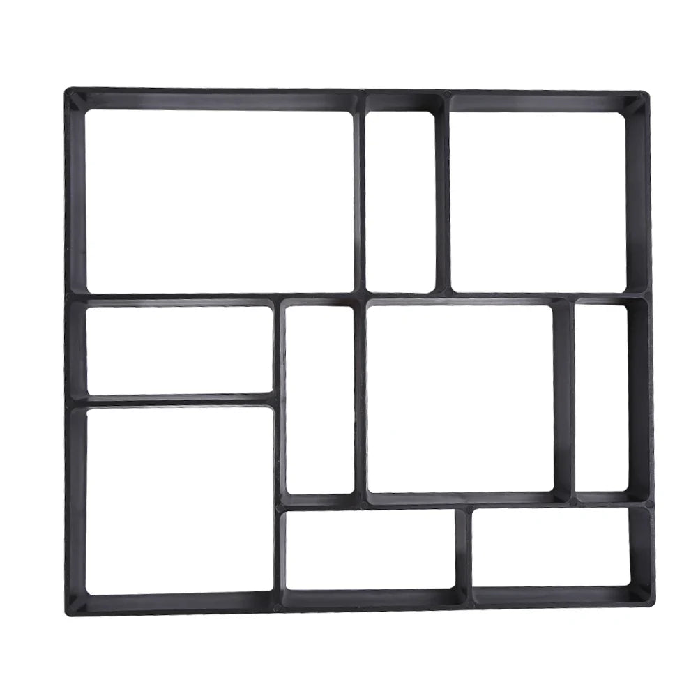 Pathmate Stone Mold Stone Paving Mold  Garden Concrete Paving Mold For Pavement walkways Outdoor Improvements Concrete Mold
