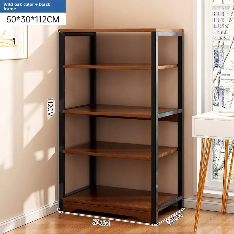 Bookshelf Shelf Integrated Wall Multi-layer Storage Rack Bedroom Wall Bay Window Display Cabinet Office Shelf