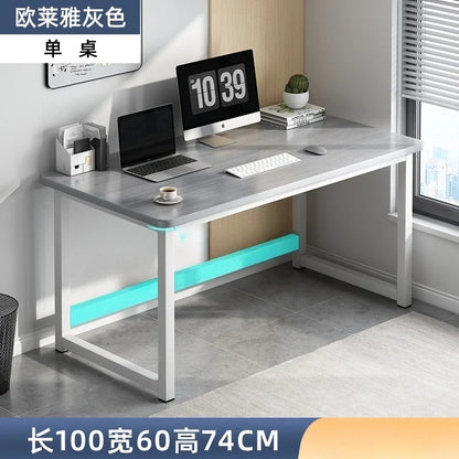 Ergonomic Computer Desk Gaming Desk Folding Adjustable Height Office Study Table Space Saving L Shaped Small Room Furniture