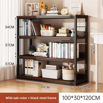 Bookshelf Shelf Integrated Wall Multi-layer Storage Rack Bedroom Wall Bay Window Display Cabinet Office Shelf