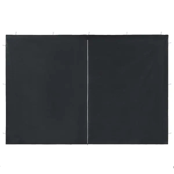 Anthracite 100% PE Waterproof Gazebo Sidewall UV Protected Outdoor Canopy Tent Replacement Side Wall