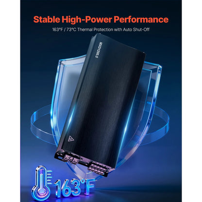 Uimoso 5-channel Class D Car Amplifier Stereo Amp 4 x 200W + 1 x 1000W@ 2 ohms