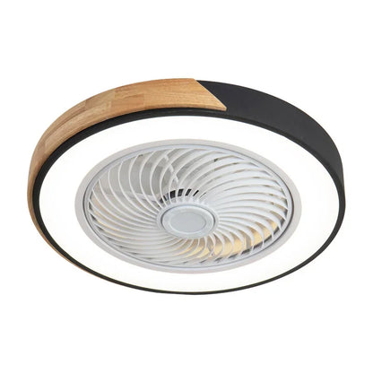 Nordic Wood Ceiling Fan Light Smart Ceiling Fans With Light For Living Room Dining Room Reversible 6 Speeds 50CM Fans Light