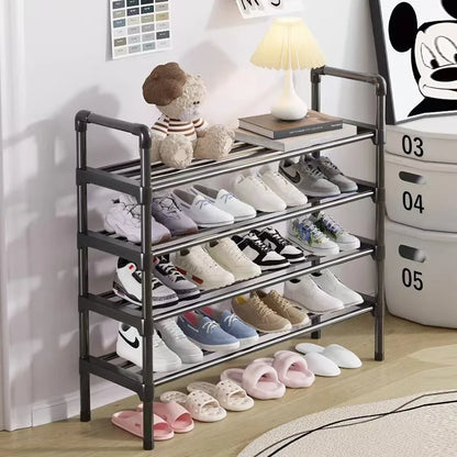 Simple shoe rack household multi-functional multi-storey doorway indoor and outdoor storage rack student dormitory storage rack