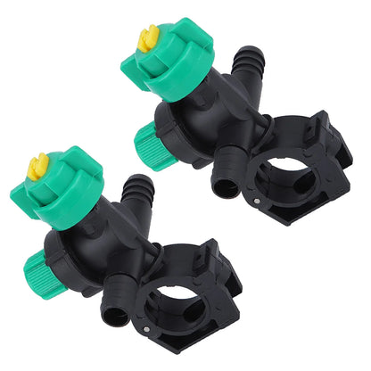 2Pcs External Thread Agricultural Sprayer Fan Shaped Spraying Nozzle for Agriculture