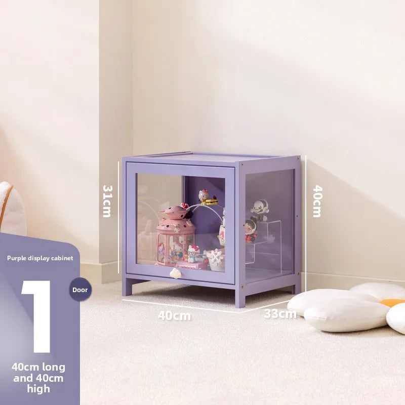Blind box storage display stand model storage box dustproof building block doll figure display cabinet