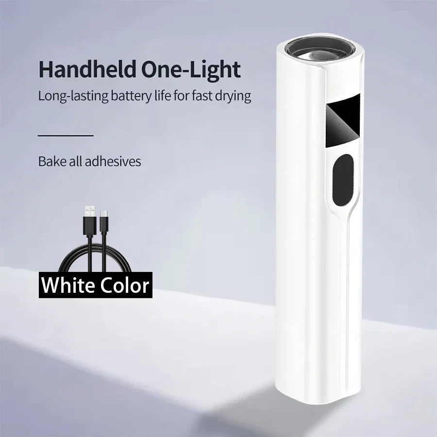 Portable Mini UV Nail Lamp for Gel Nails Handheld UV Light for Nails LED Nail Lamp 3W Nail Dryer for Curing Gel Polish Nail