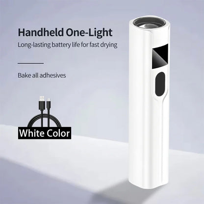 Portable Mini UV Nail Lamp for Gel Nails Handheld UV Light for Nails LED Nail Lamp 3W Nail Dryer for Curing Gel Polish Nail