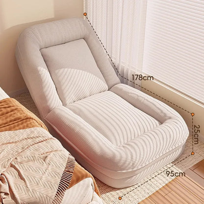 Lazy sofa reclining and sleeping large living room folding single tatami back recliner