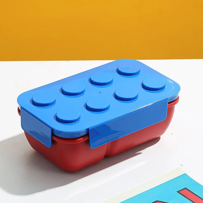 Creative Building Blocks Lunch Box Food Grade PP Picnic Fruit Salad Bento Box Student School Office Microwave Oven Meal Box