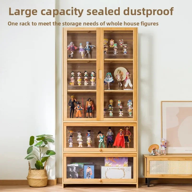 Figure display cabinet building block model Lego acrylic display stand non-glass transparent product ornament display cabinet