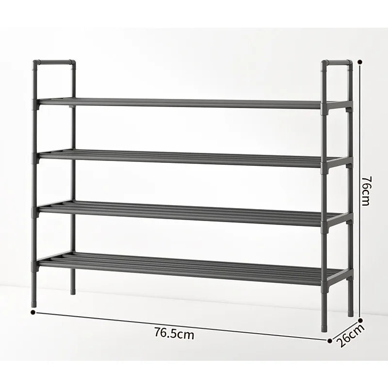 Simple shoe rack household multi-functional multi-storey doorway indoor and outdoor storage rack student dormitory storage rack