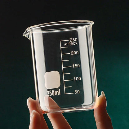 50-1000ml High Borosilicate Glass Measuring Cup Kitchen Laboratory Transparent Beaker with Scale Kitchen Baking Measuring Cup