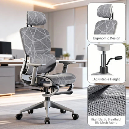 Ergonomic Office Chair Adjustable Relax Gaming Chair Computer Study Long Sitting Wheels Furgle Fauteuil Rose Office Furniture