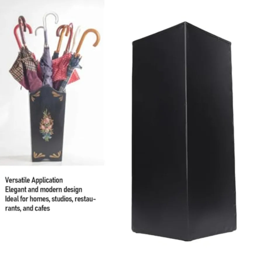 Umbrella Stand Umbrella Holder for Entryway Metal Square Umbrella Rack Organizer Freestanding for Canes Walking Sticks