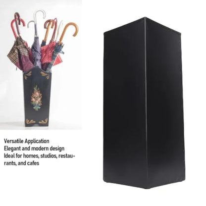 Umbrella Stand Umbrella Holder for Entryway Metal Square Umbrella Rack Organizer Freestanding for Canes Walking Sticks