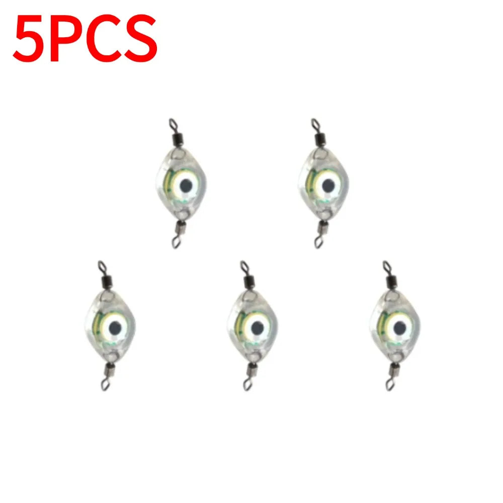 Fishing Lure Light Eye Shape Fishing Lure Light LED Waterproof Sensing Deep Drop for Seawater Freshwater for Underwater