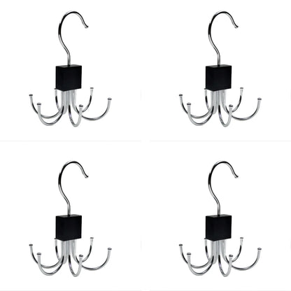 1/2 Piece Multifunctional Hook, Multi Claw Bag Storage Hook, Tie Metal Storage Suitable for Scarves, Belts, Home Storage