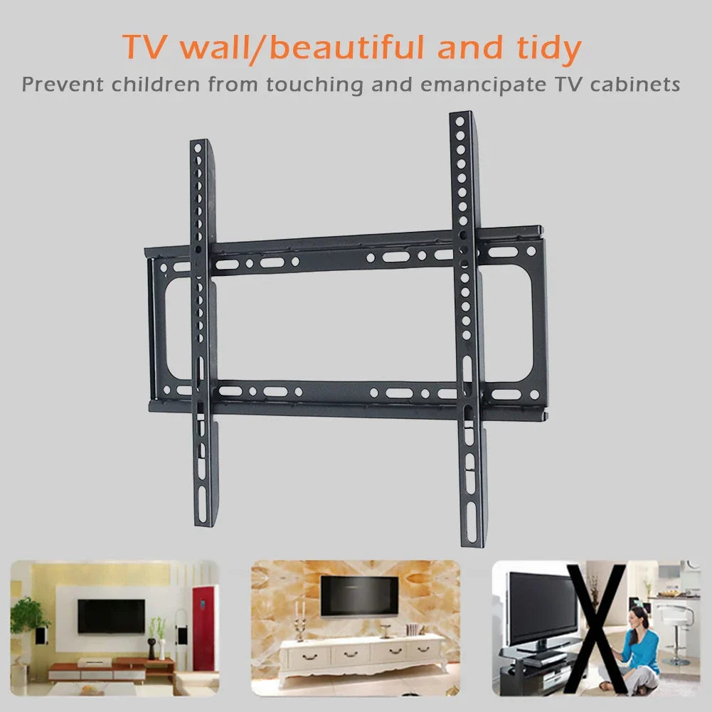 26-63 inch TV Wall Mount Bracket Universal TV Mount Monitor Holder Adjustable Low Profile Flat TV Wall Mount for LCD LED Monitor