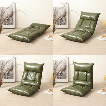 Foldable Floor Chair with Back Support 42 Adjustable Positions for Home And Office Use