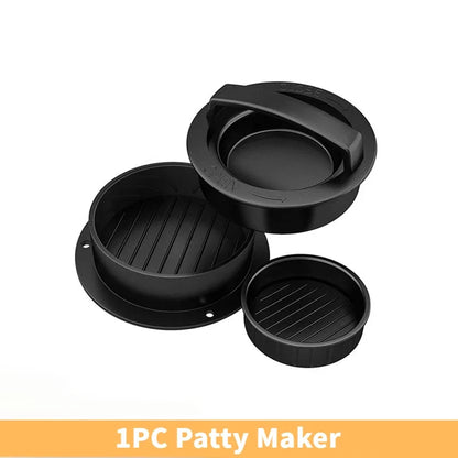 Hamburger Meat Press Maker Round Shape Non-Stick Stuffed Burger Patties Beef Grill Pie Press Mould Maker Kitchen Accessories