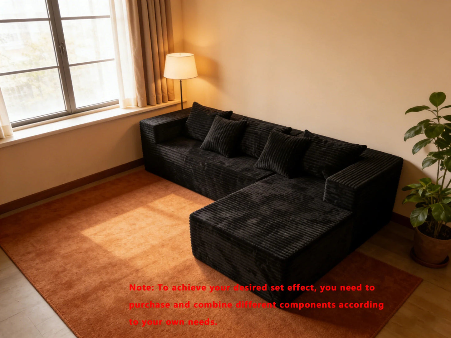 Bone-Free Full Sponge Sofa Ultra Soft Cloud Feeling Lounge Sofa For Bedroom Living Room