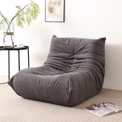 Corduroy Lazy Sofa - All Sponge Filled Floor Sofa, No-Legs Design for Living Room Bedroom