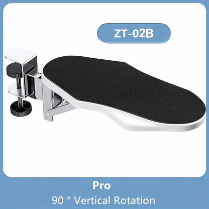 Computer Arm Rest Support Extender for Desk Adjustable Rest Pad Holder Ergonomic Elbow Rest Holder Folding Rotating Desk