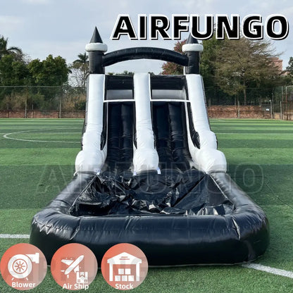 Commercial Grade Inflatable Water Slide with Splash Pool Bouncy Castle for Adults and Kids Includes Blower Customization