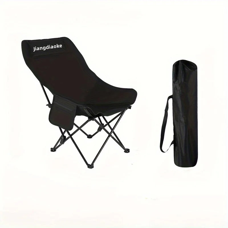 1pc high back moon chair outdoor barbecue picnic dining table and chair set portable folding chair