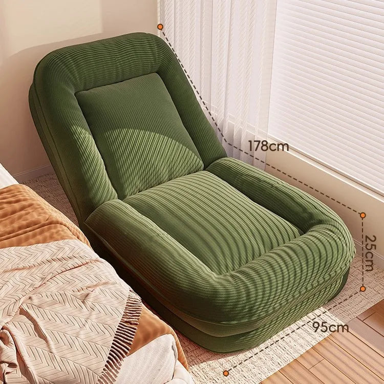 Lazy sofa reclining and sleeping large living room folding single tatami back recliner