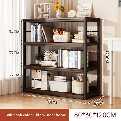 Bookshelf Shelf Integrated Wall Multi-layer Storage Rack Bedroom Wall Bay Window Display Cabinet Office Shelf