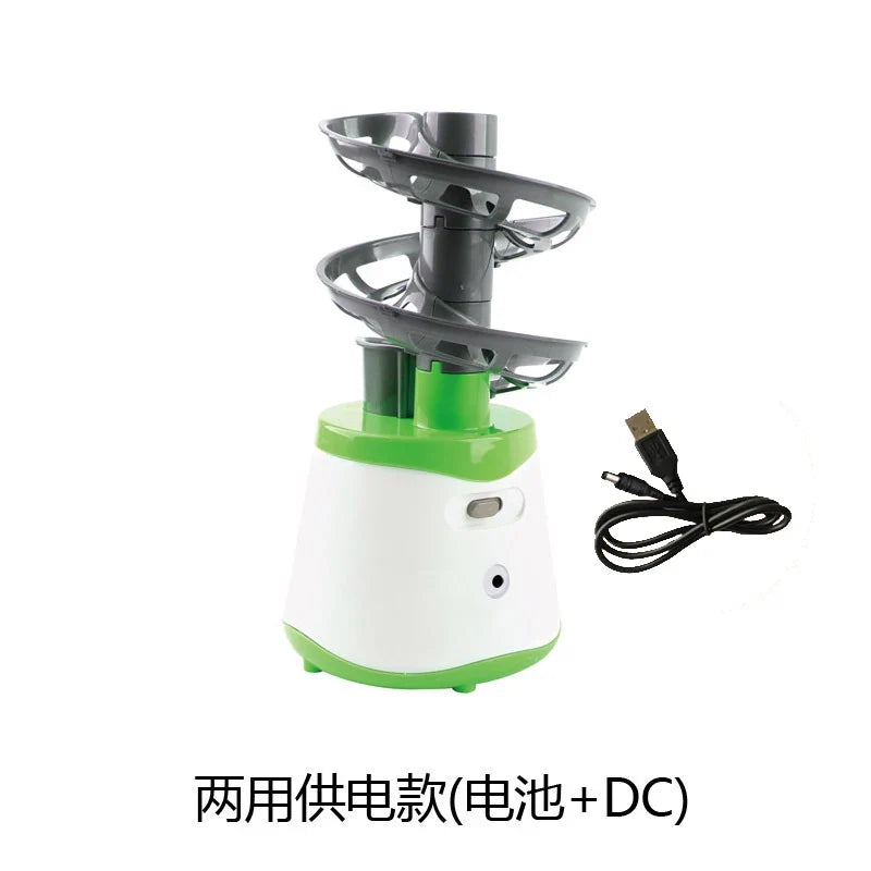 4*AA Battery Mini Table Tennis Robot Service Pitching Machine Trainer Adult Kid Sport Game Gift Racquet Sport 40+ Ping Pong Ball