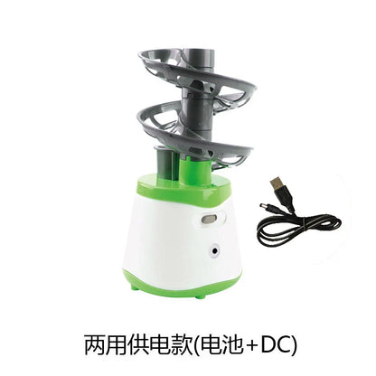 4*AA Battery Mini Table Tennis Robot Service Pitching Machine Trainer Adult Kid Sport Game Gift Racquet Sport 40+ Ping Pong Ball