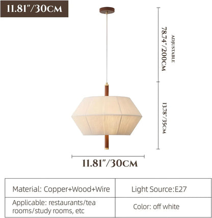 Wabi Sabi Woven Cotton Thread LED Pendant Light Minimalist Hand-Woven Chandeliers Restaurant Living Room Bar Hotel Hanging Lamp