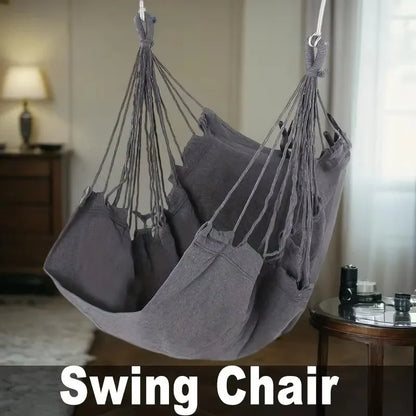 1PC Outdoor Rocking Chair Fabric Hammock Canvas Leisure Swing Chair Dormitory Portable Folding Hanging Chairs Outdoor Furniture