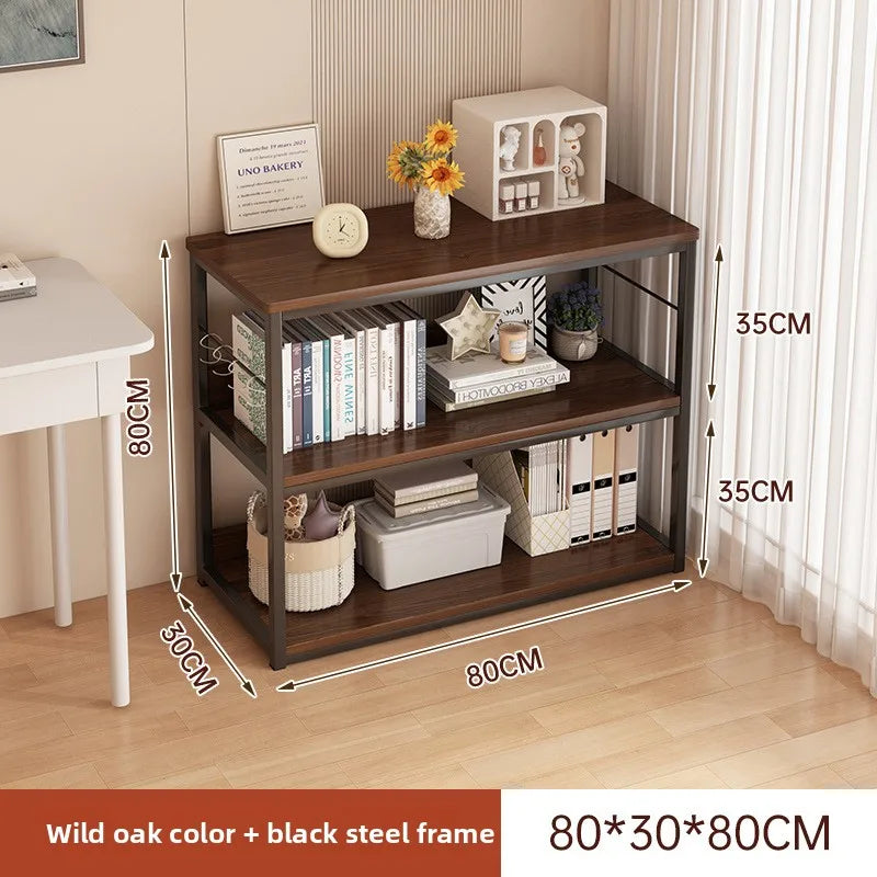 Bookshelf Shelf Integrated Wall Multi-layer Storage Rack Bedroom Wall Bay Window Display Cabinet Office Shelf