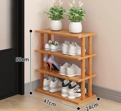 Home economy door multi-layer shoe storage artifact saves space, rental house shoe cabinet, shoe rack