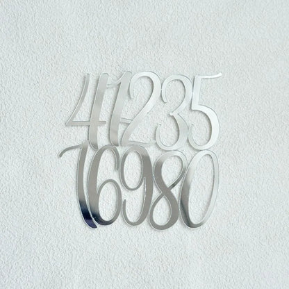 1set(0-9)Number Happy Birthday Cake Toppers Gold Acrylic Kids Birthday Party Cake Topper Wedding Baby Shower Dessert Decoration