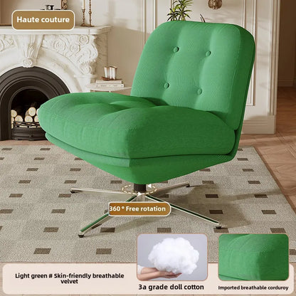 Single sofa chair light luxury medieval Bauhaus living room leisure chair bedroom lazy sofa